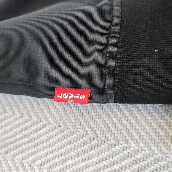 Levi's Men's Size XXXL (3XL) Lightweight Lined Bomber Jacket Black Rain Jacket - Picture 12 of 16